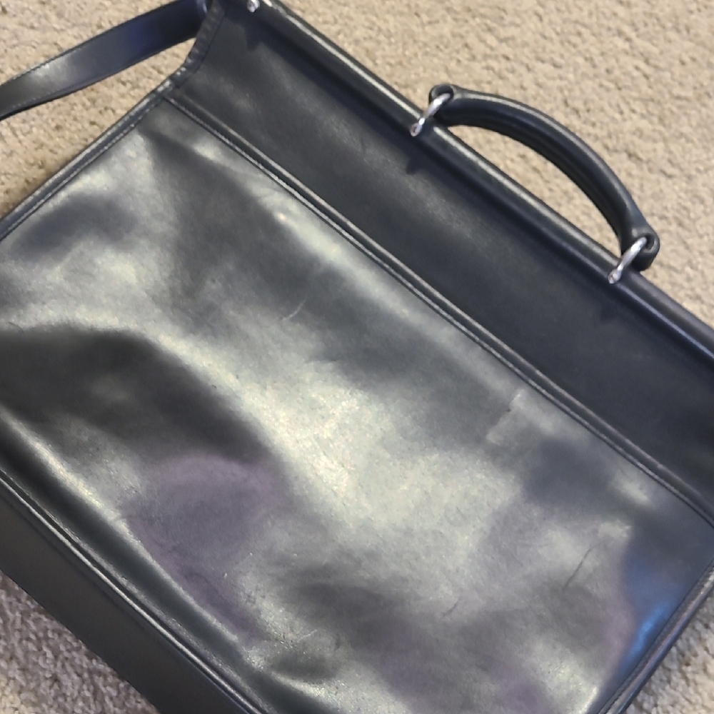 Classic Black Leather Men's Bag - Picture 9 of 9